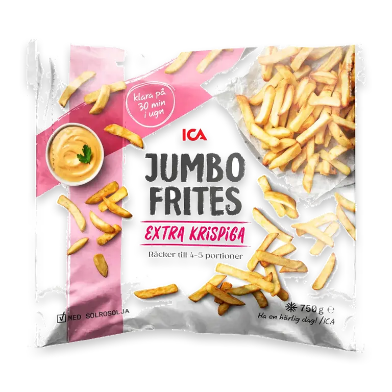 Jumbo frites Fryst 750g