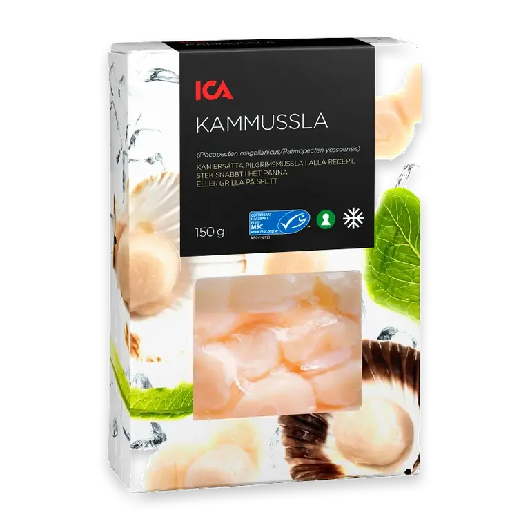 Kammusslor 150g