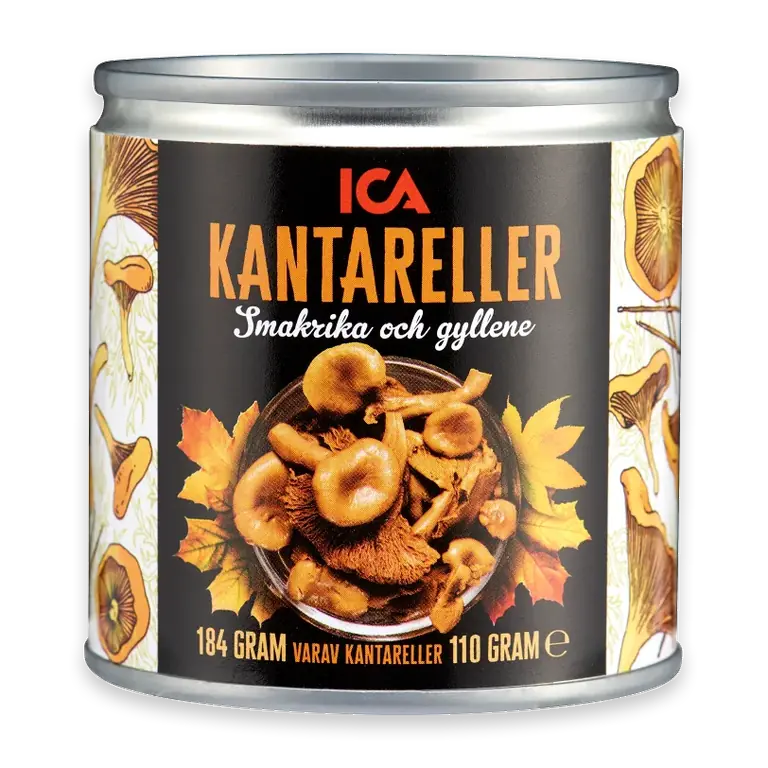 Kantareller i vatten 184g
