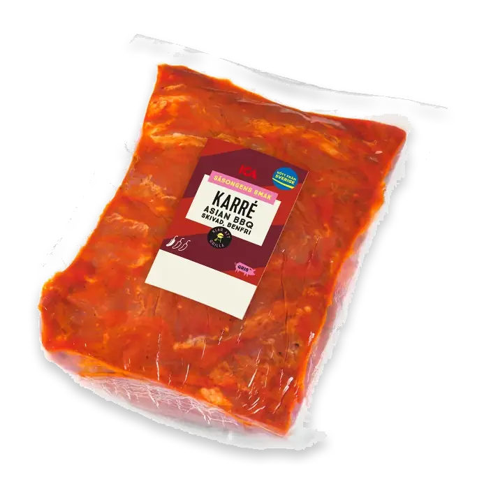 Karré Färsk Asian BBQ Skivad Benfri ca 1,1kg