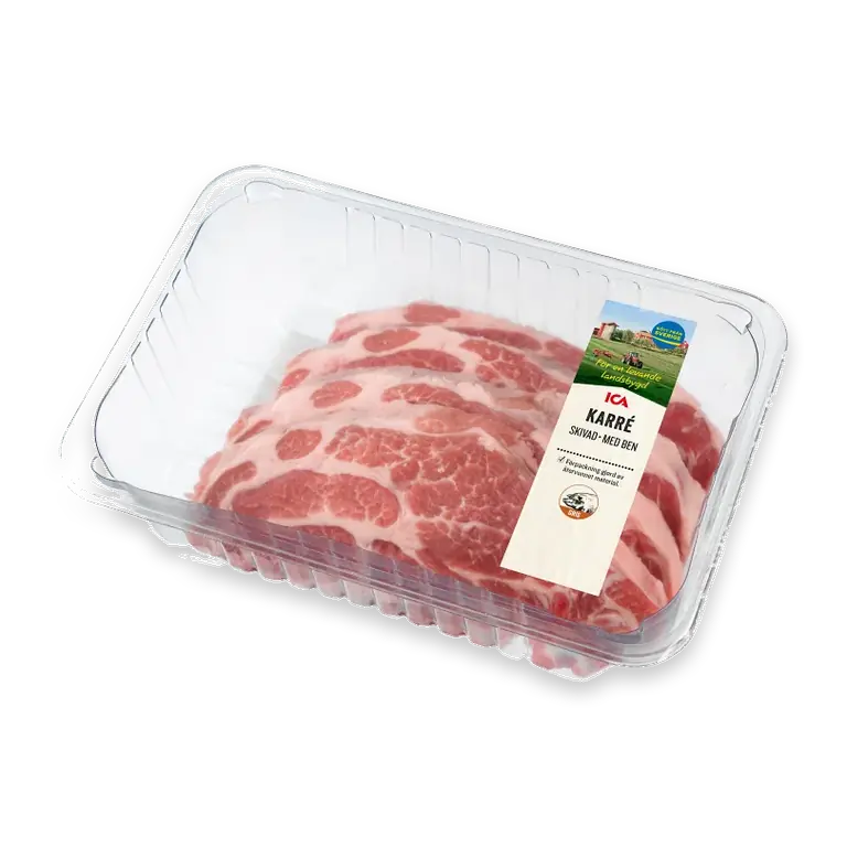 Karrékotlett Färsk Skivad med ben ca 1kg