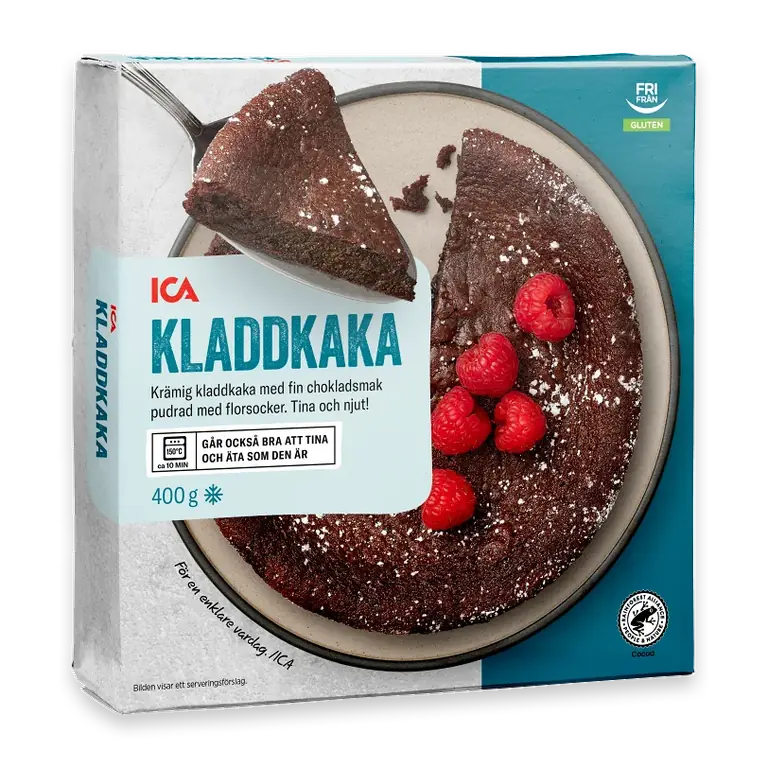 Kladdkaka glutenfri Fryst 400g