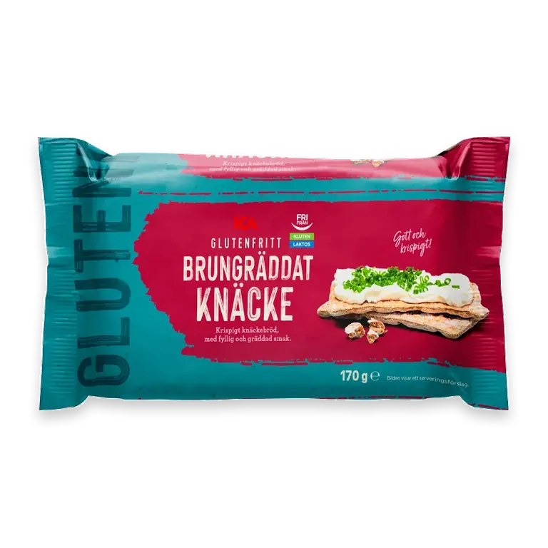 Knäckebröd brungräddat Glutenfri 170g