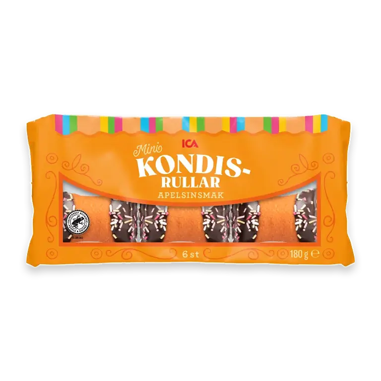 Kondisrullar Apelsinsmak 6-p 180g