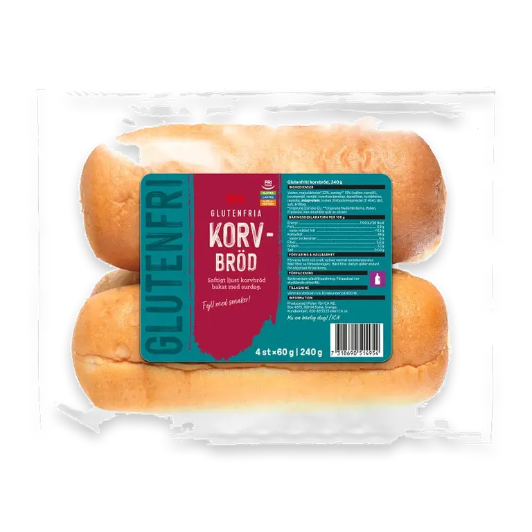 Korvbröd glutenfritt 240g