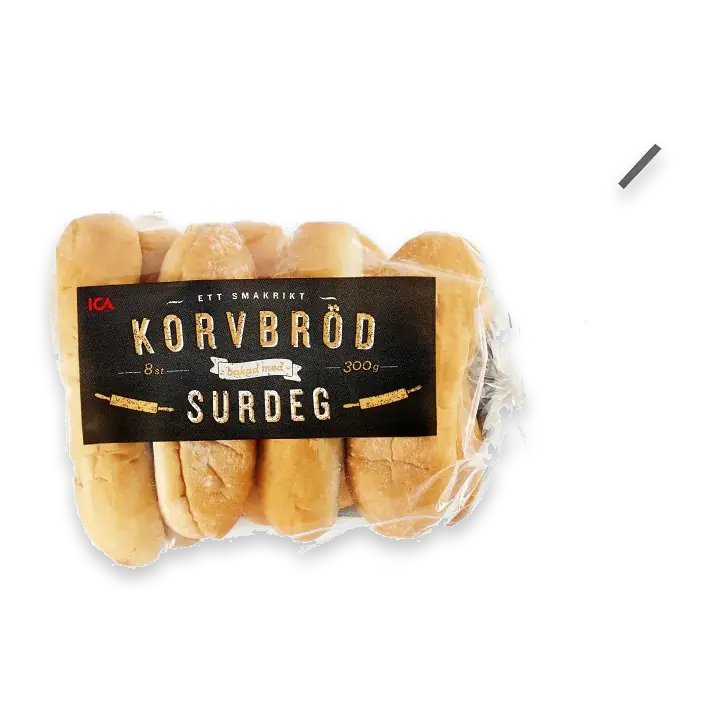 Korvbröd Surdeg 8-p 300g