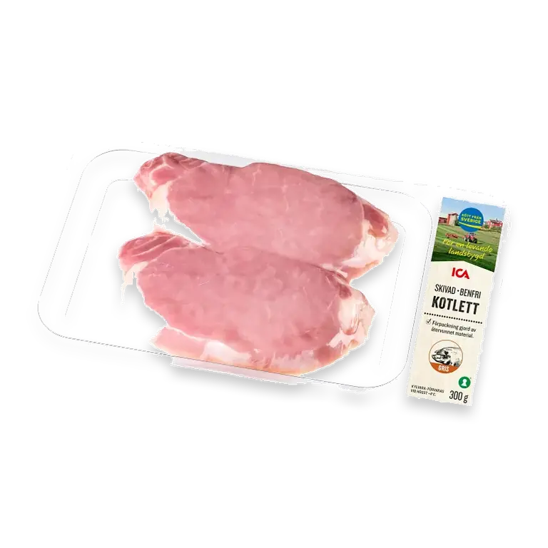 Kotlett Färsk Skivad Benfri 300g