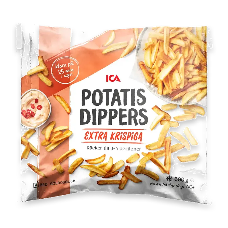 Krispiga potatisdippers 600g