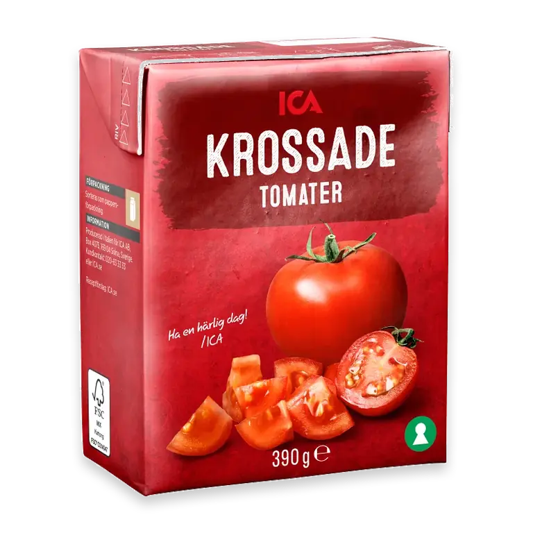 Krossade tomater 390 g