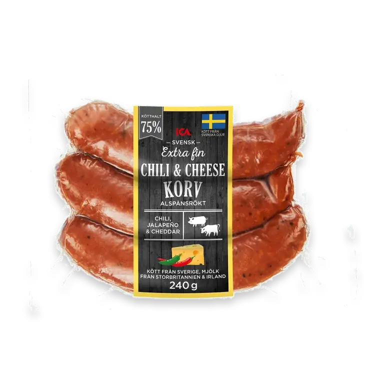Kryddkorv Chili Cheese Extra fin 240g