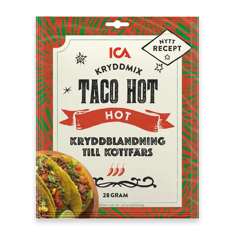 Kryddmix Taco Hot 28g