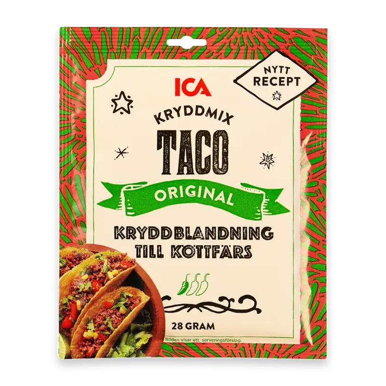 Kryddmix Taco mild 28g