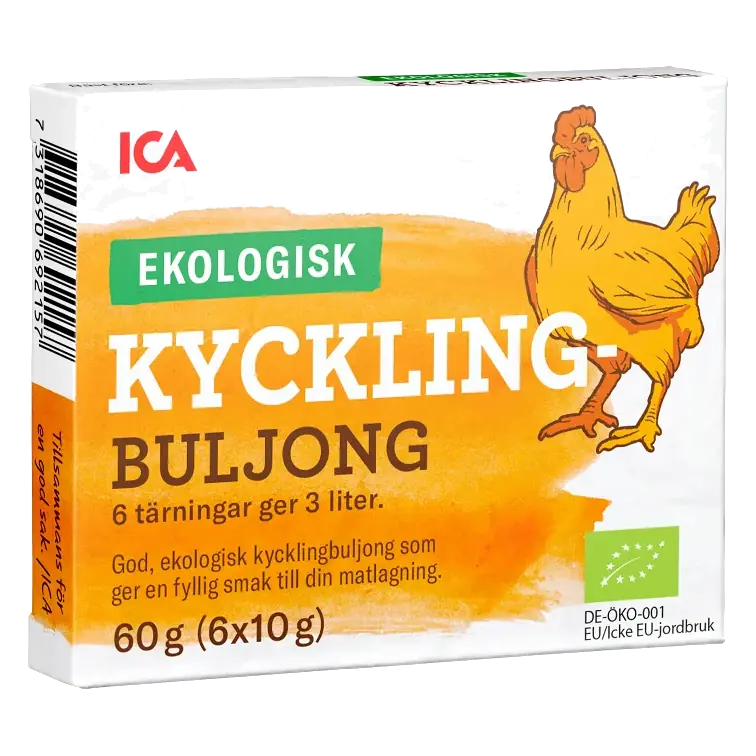 Kycklingbuljong tärning eko 60g