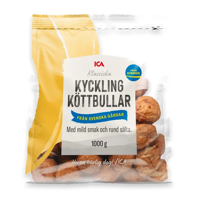 Kycklingköttbullar Stekta Färska 1kg