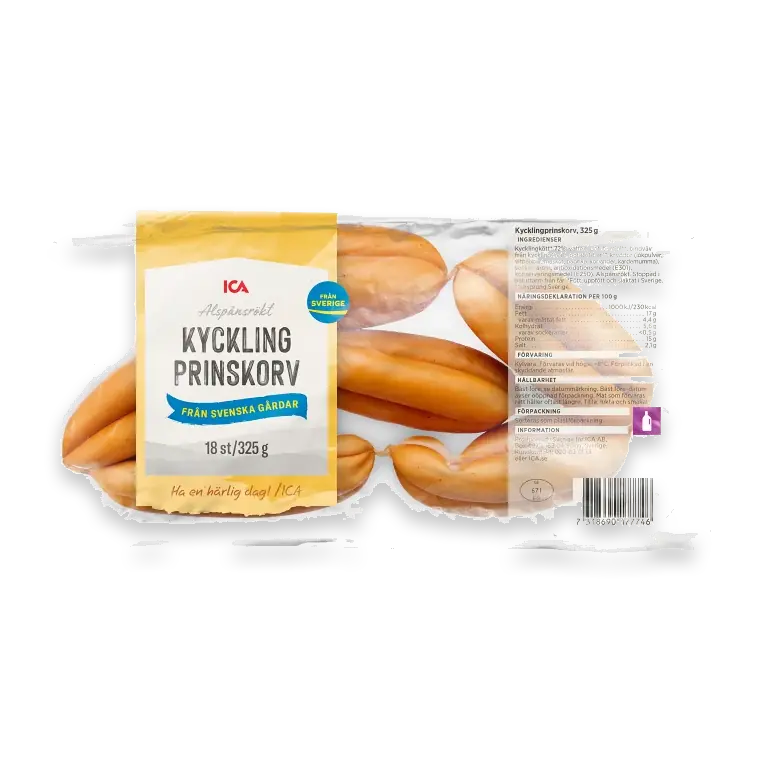 Kycklingprinskorv 325g