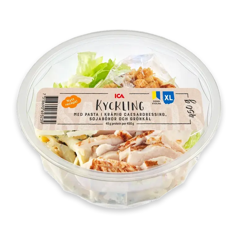 Kycklingsallad med Pasta Caesar XL 450g