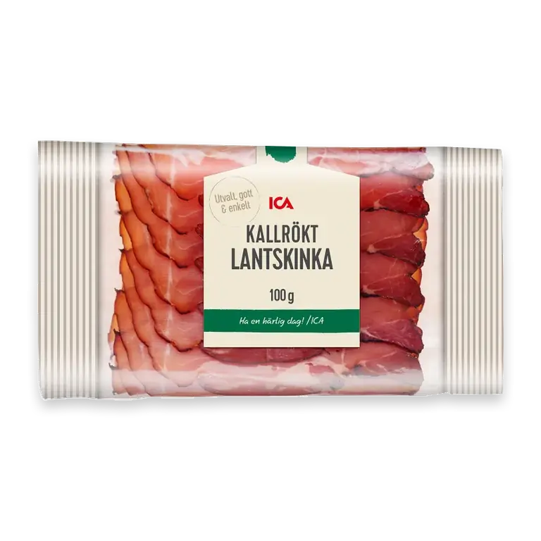 Lantskinka Kallrökt 100g