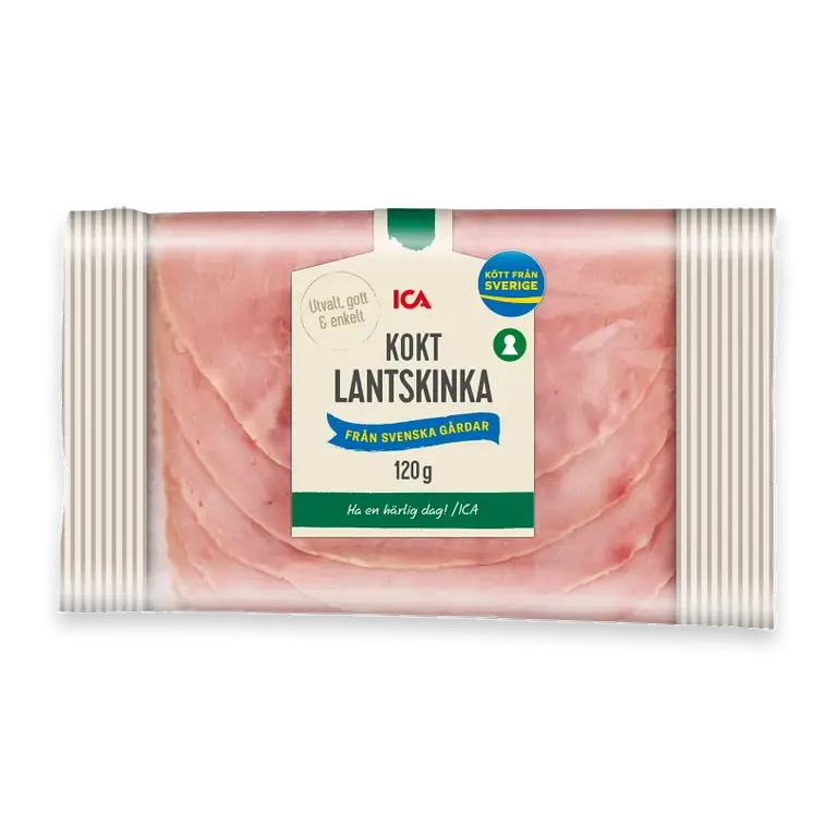 Lantskinka Kokt 120g