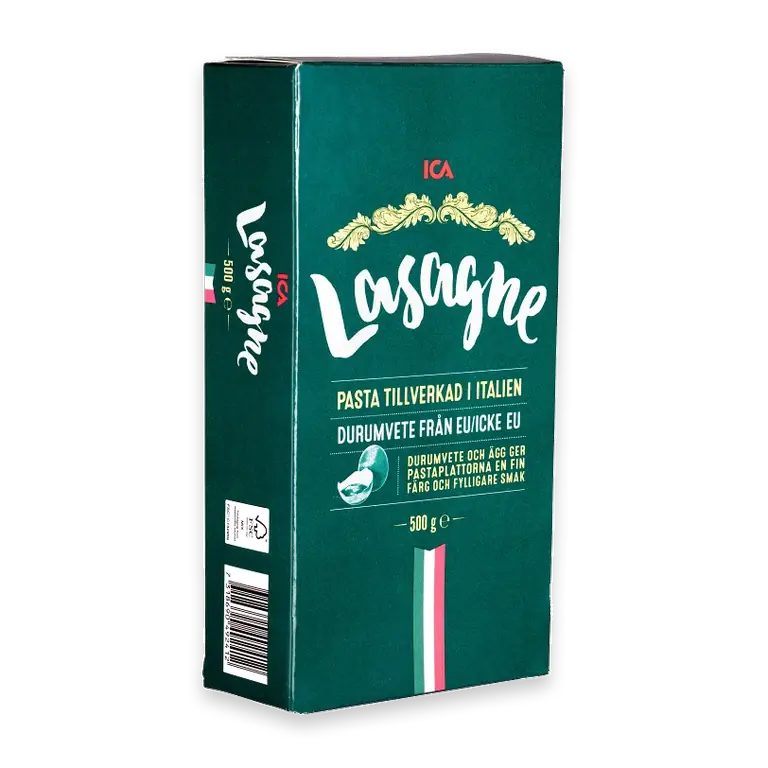 Lasagneplattor 500g
