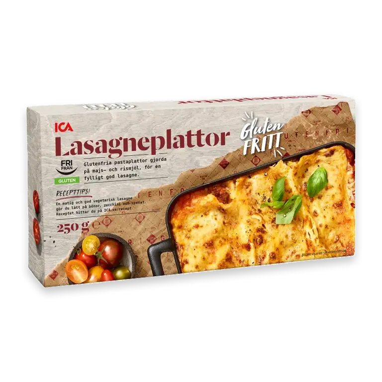 Lasagneplattor glutenfri 250g