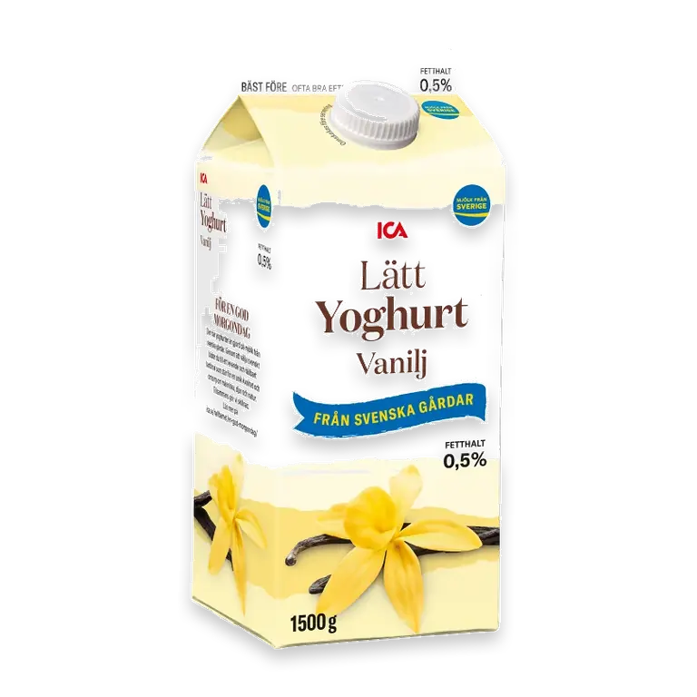 Lättyoghurt Mild Vanilj 0,5% 1500g