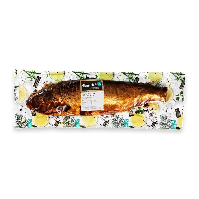 Lax varmrökt hel ca 1.6kg