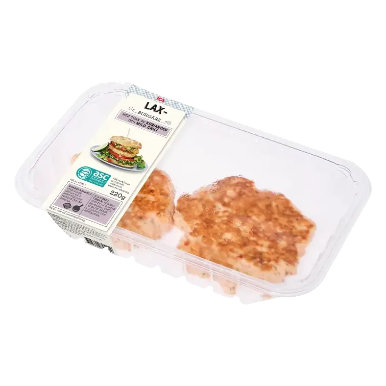 Laxburgare Färska 220g Miljömärkt