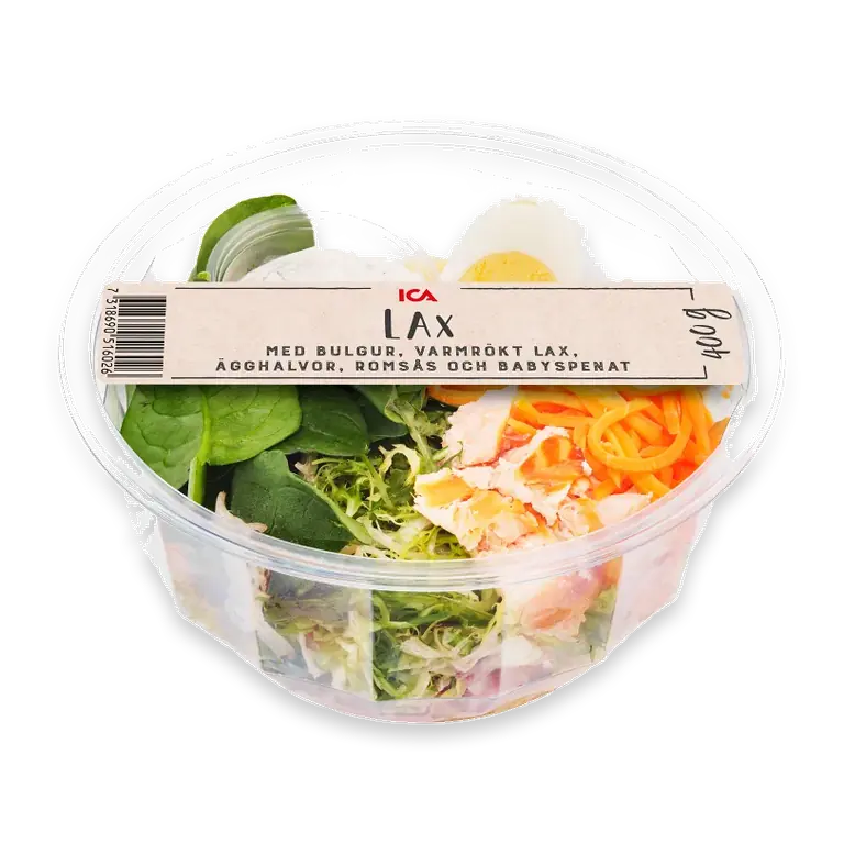 Laxsallad med bulgur 400g