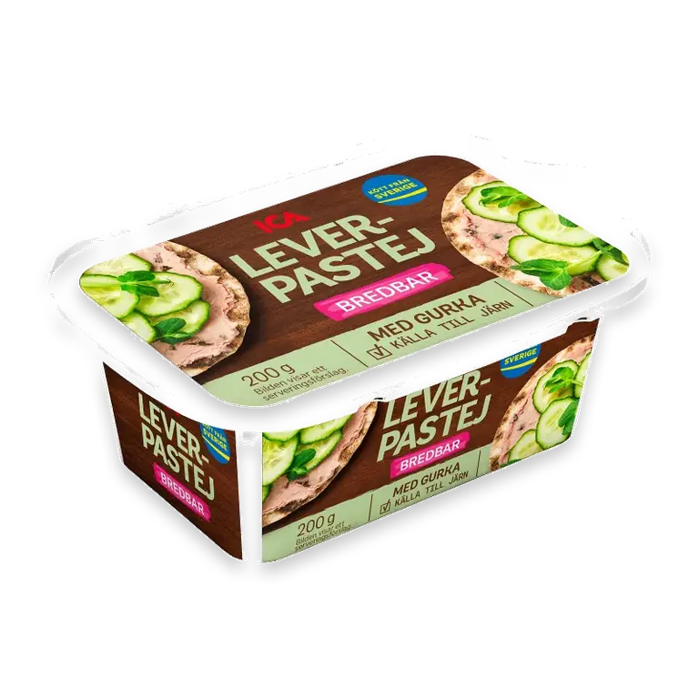 Leverapastej med gurka Bredbar 200g