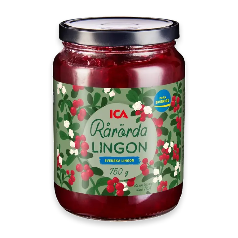Lingon Rårörda 750g