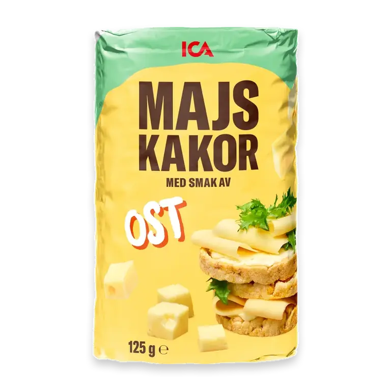 Majskakor Ostsmak 125 g