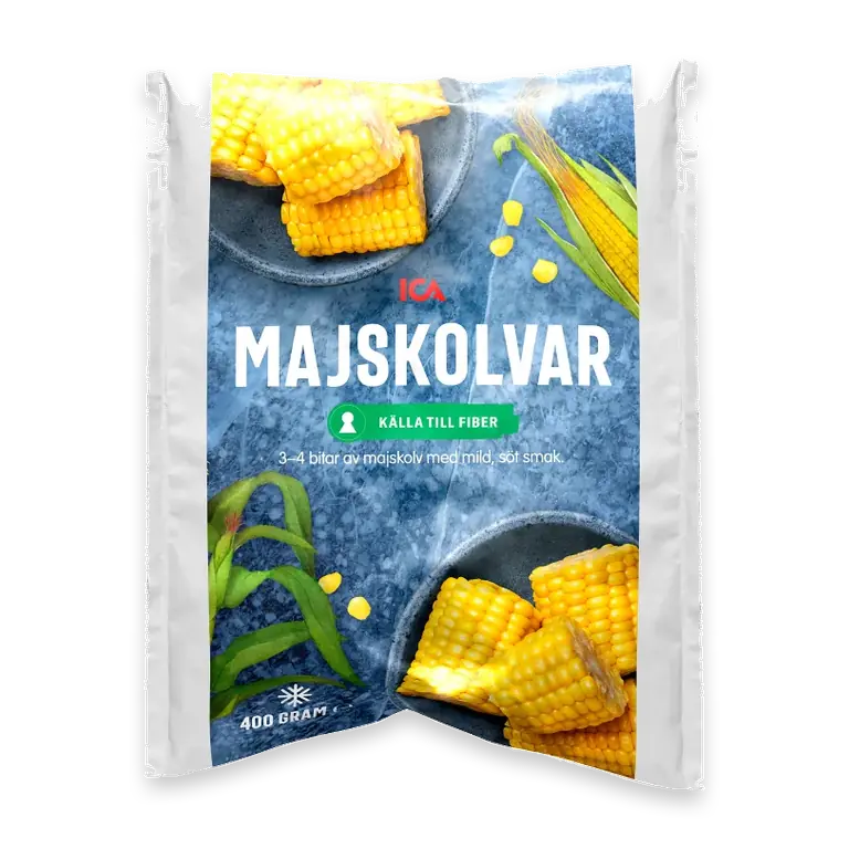 Majskolv i bit Fryst 400g