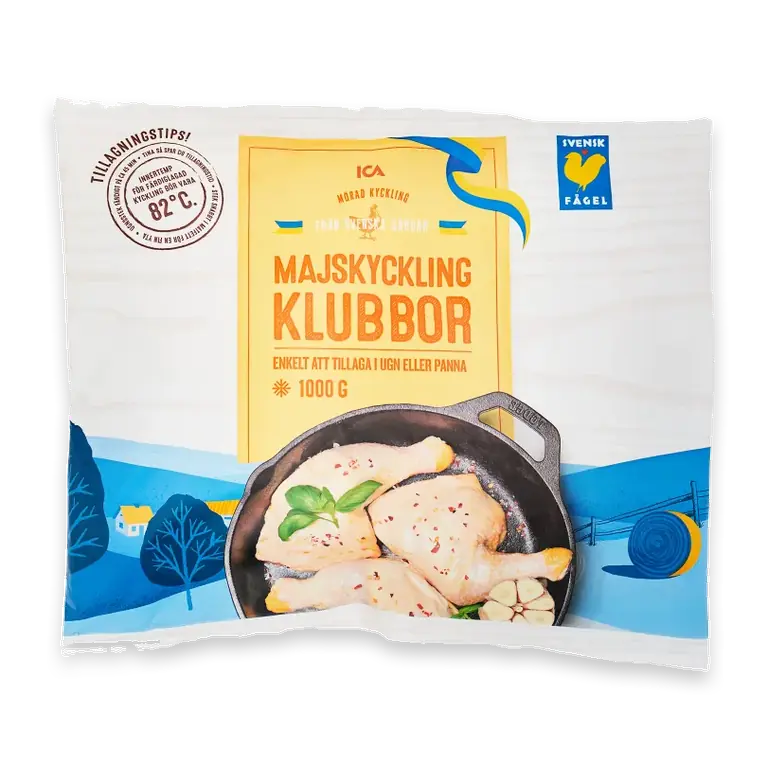 Majskycklingklubba mörad Fryst 1kg