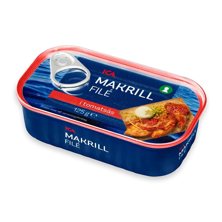 Makrill i tomatssås 125g