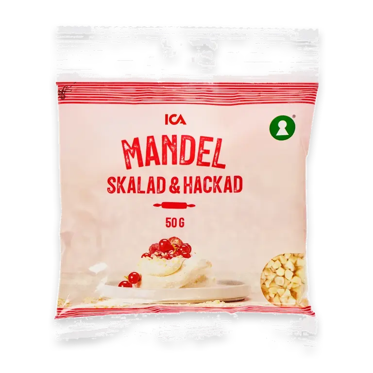 Mandel skalad & hackad 50g