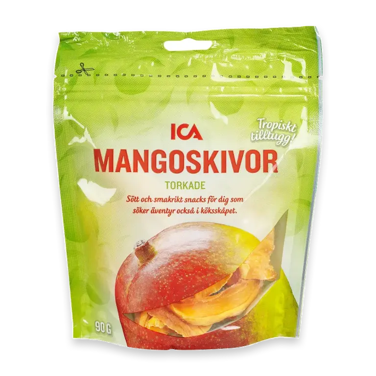 Mangoskivor Torkade 90g