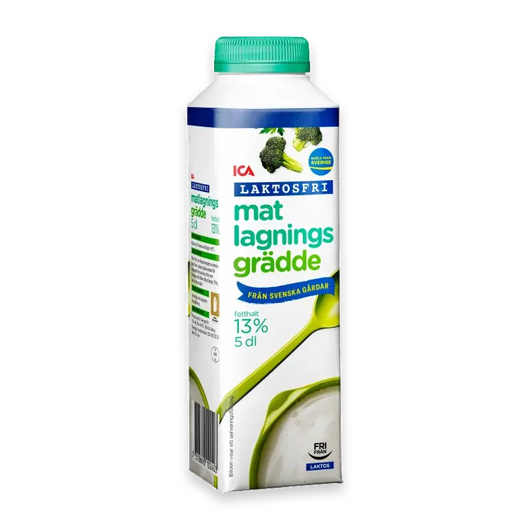 Matlagningsgrädde Laktosfri 13% 5dl