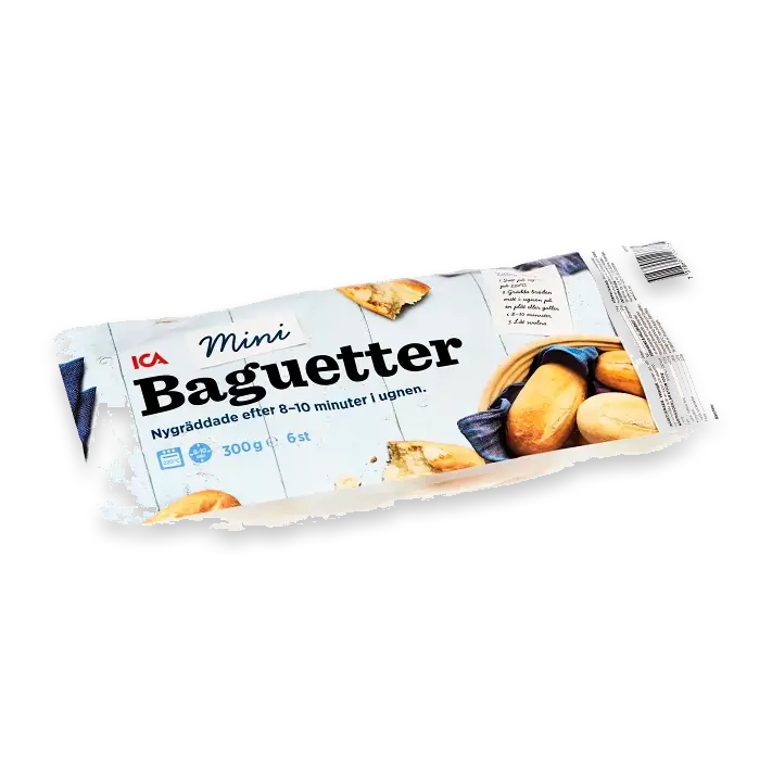 Minibaguetter 6-p 300g