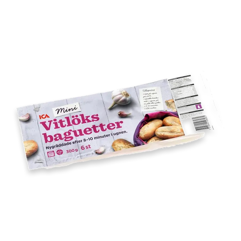 Minibaguetter vitlök 300g