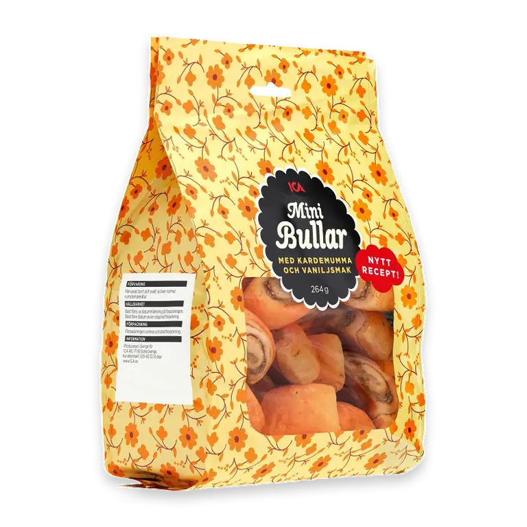 Minibullar Kardemumma och vaniljfyllning 264g
