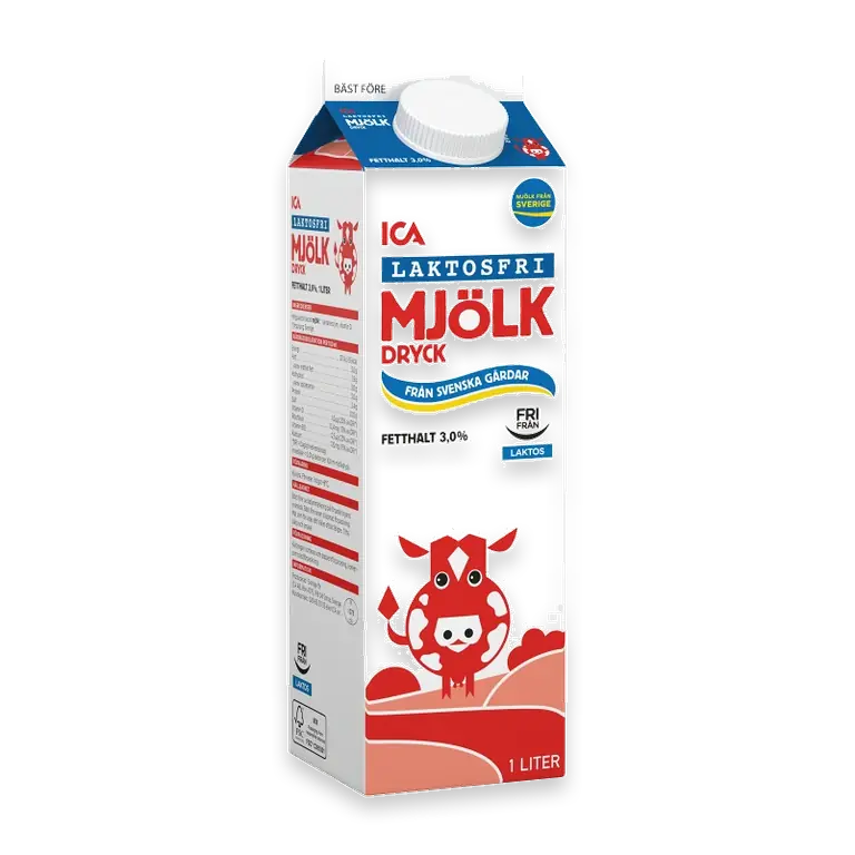 Mjölkdryck Laktosfri 3% 1l