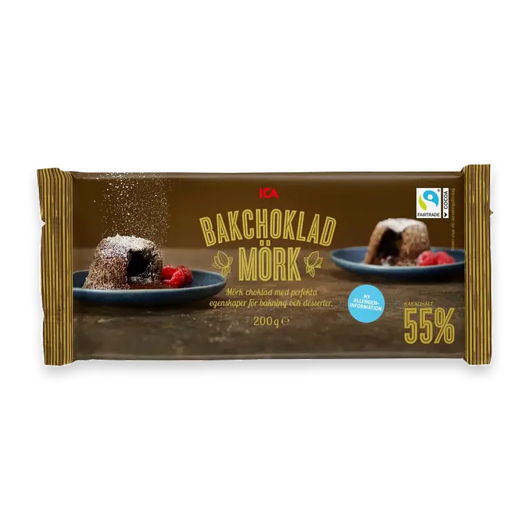 Mörk bakchoklad 200g