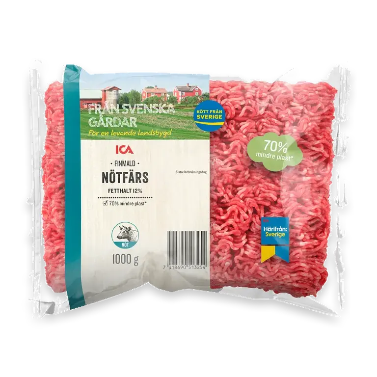 Nötfärs Färsk 12% 1kg