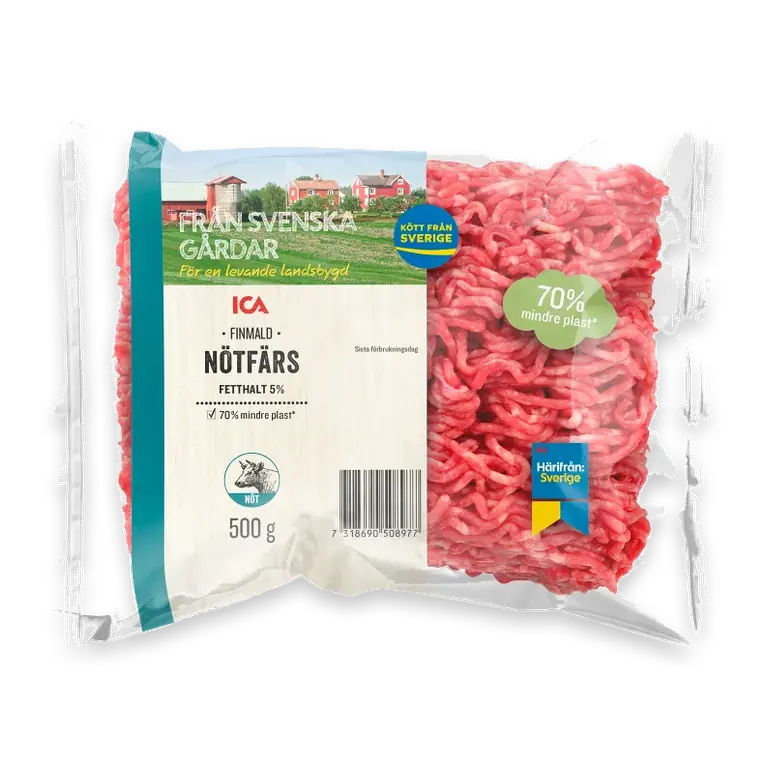 Nötfärs Färsk 5% 500g