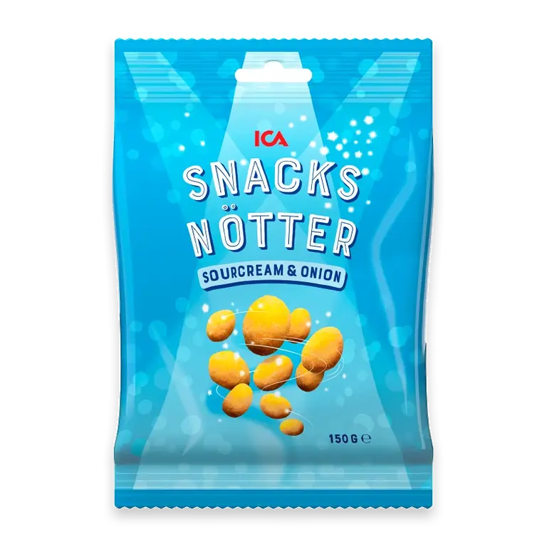 Nötter Sourcream & Onion 150g