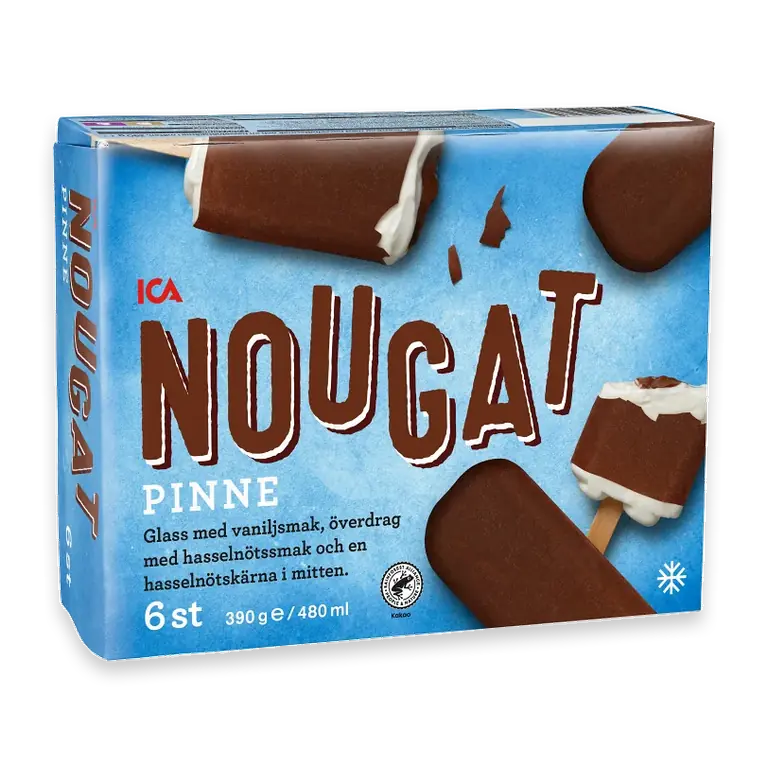 Nougatpinne 6-p 390g