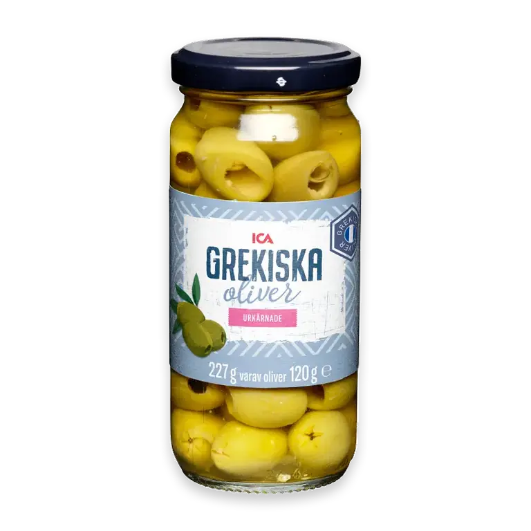 Oliver Grekiska Gröna Urkärnade 227g