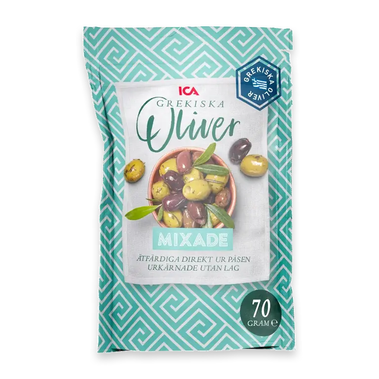 Oliver mixade med örter 70g
