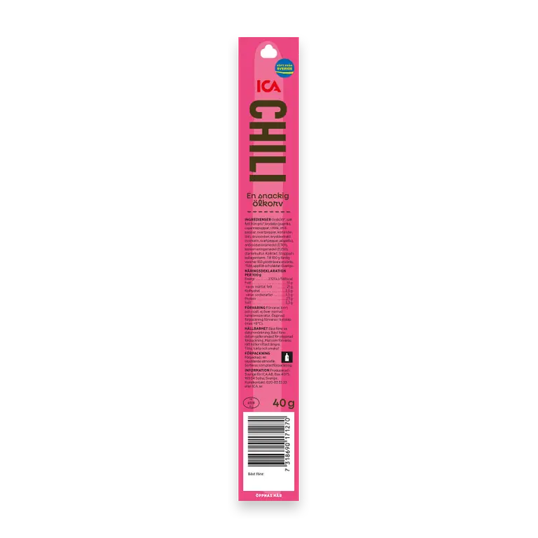 Ölkorv Chili 40g