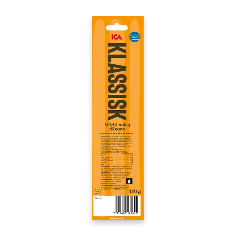 Ölkorv Klassisk 3-p 120g
